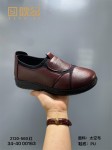 2120-560红色  中老年舒适休闲女单鞋