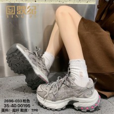 2696-033枪色   时尚休闲老爹女单鞋